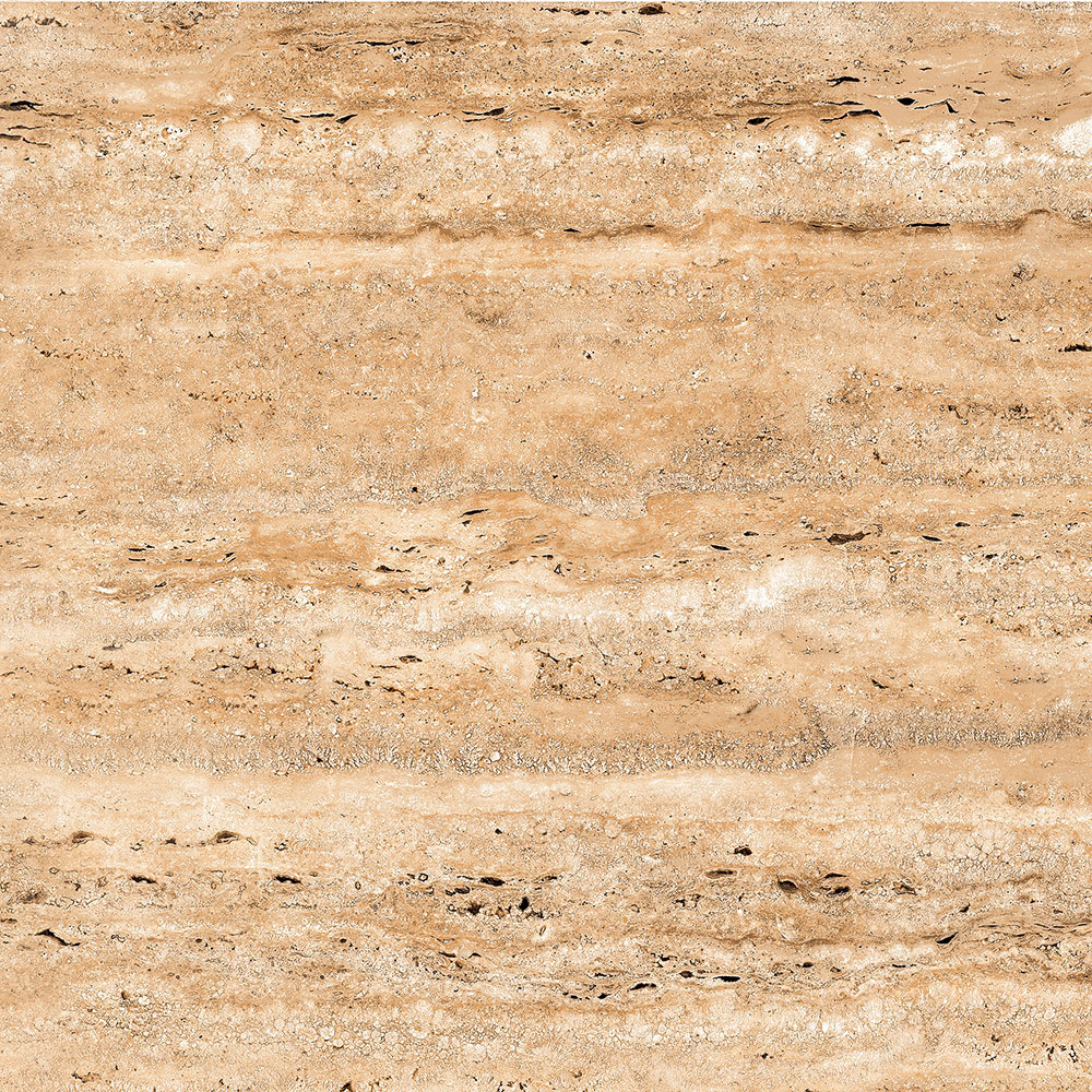 Gresie interior/exterior Travertino, travertin bej lucios, 60 x 60 cm, 9 mm, 1.44 m2/cutie