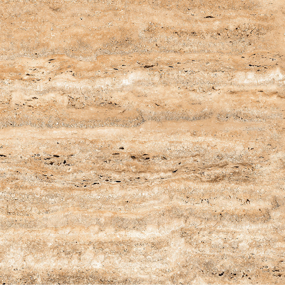 Gresie interior/exterior Travertino, travertin bej lucios, 60 x 60 cm, 9 mm, 1.44 m2/cutie