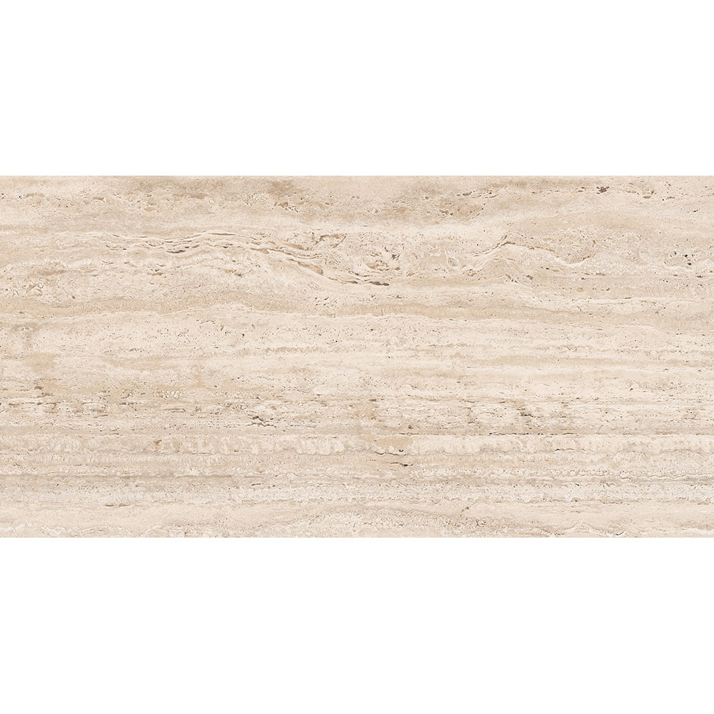 Gresie interior/exterior Travera, marmura bej lucios, 60 x 120 cm, 9 mm, 1.44 m2/cutie