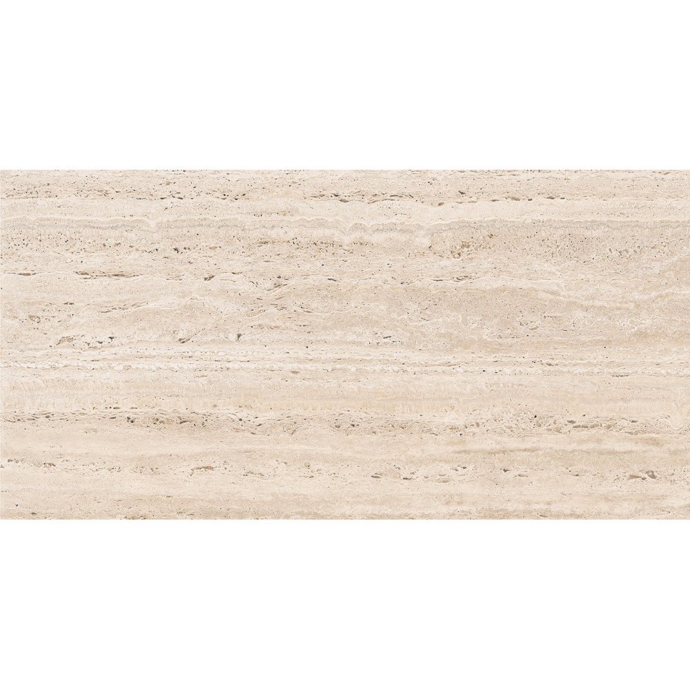 Gresie interior/exterior Travera, marmura bej lucios, 60 x 120 cm, 9 mm, 1.44 m2/cutie