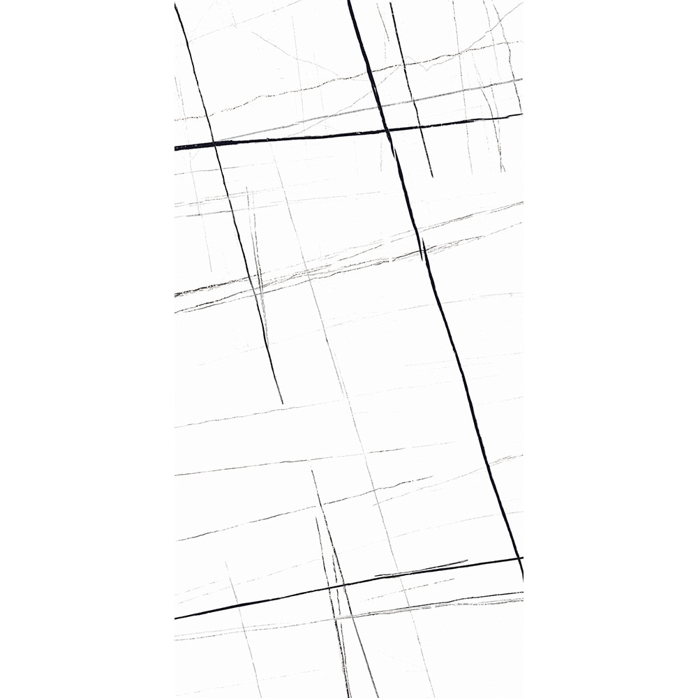 Gresie interior/exterior Alabama, marmura alb lucios, 60 x 120 cm, 9 mm, 1.44 m2/cutie