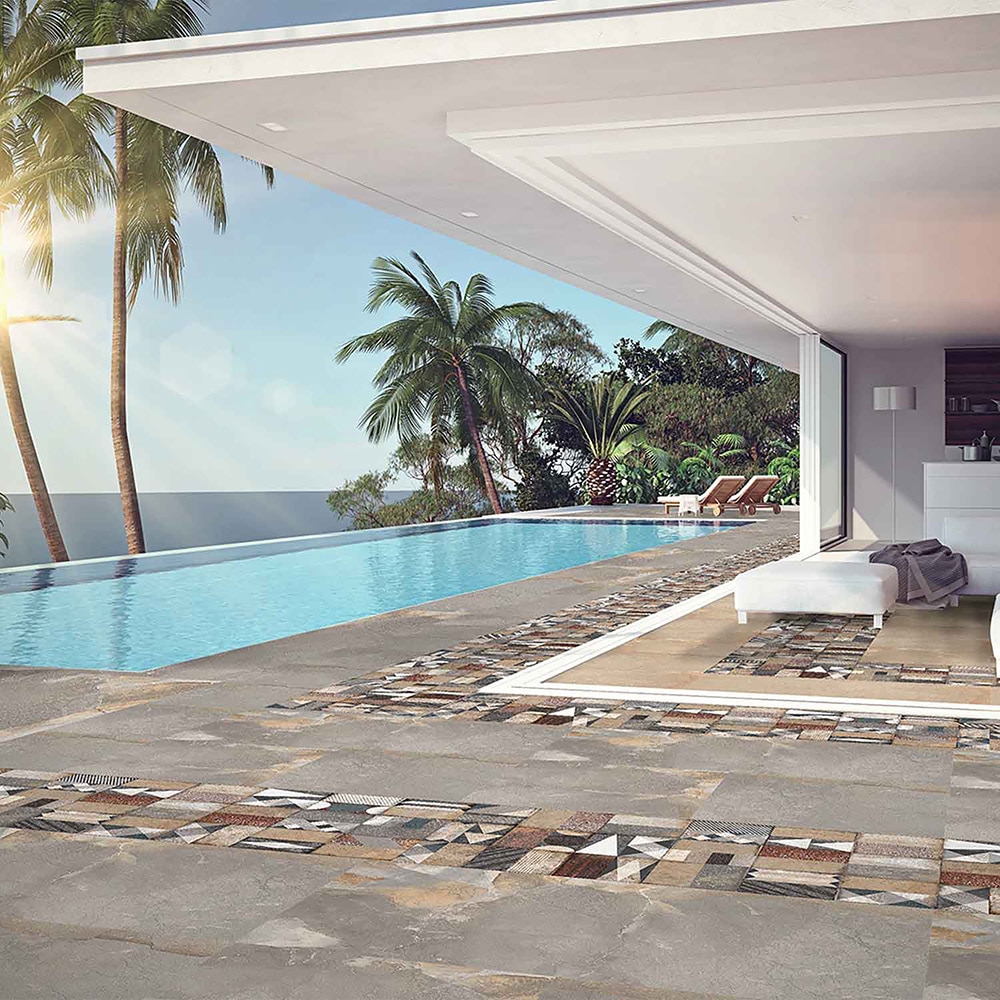 Gresie interior Salvador, ciment gri mat,61 x 61 cm, 10 mm, 1.49 m2/cutie