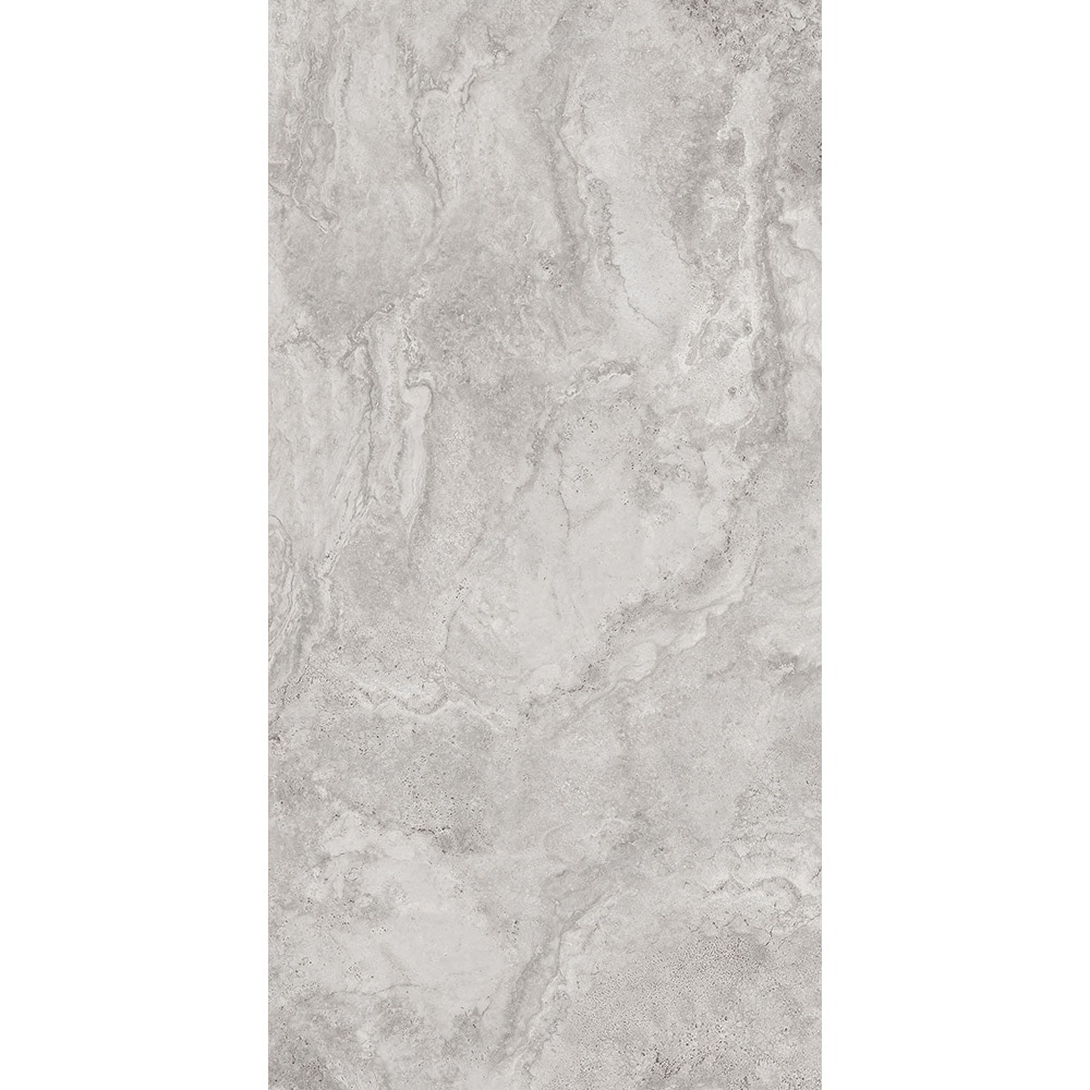 Gresie interior/exterior Travertino, marmura gri mat, 60 x 120 cm, 9 mm, 1.44 m2/cutie