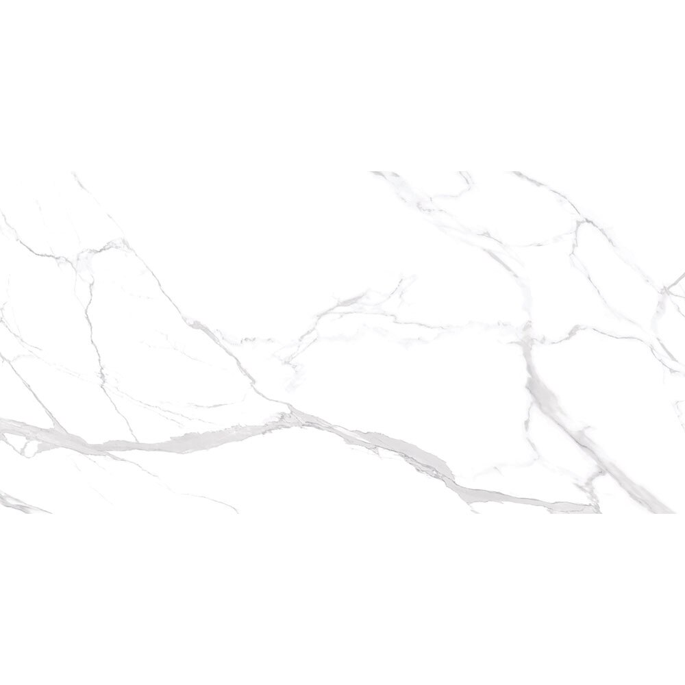 Gresie interior/exterior Despro, marmura alb lucios, 60 x 120 cm, 9 mm, 1.44 m2/cutie