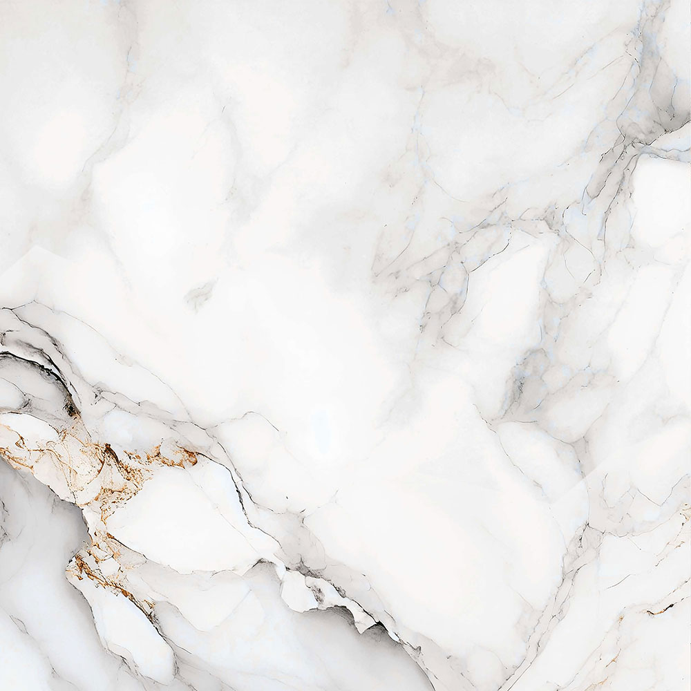 Gresie interior Ramla, marmura alb lucios, 60.5 x 60.5 cm, 10 mm, 1.465 m2/cutie