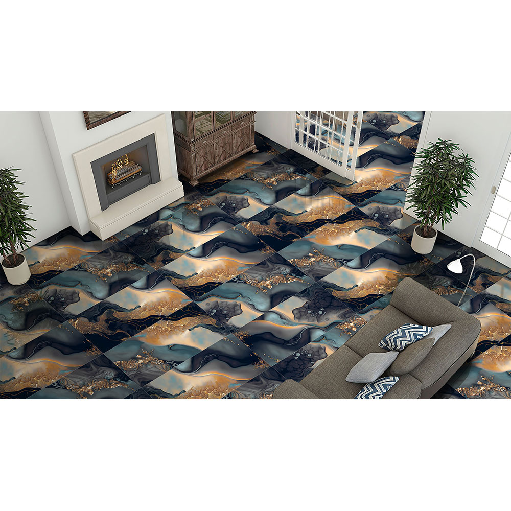 Gresie interior/exterior Splendid, marmura multicolor lucios, 60 x 120 cm, 9 mm, 1.44 m2/cutie