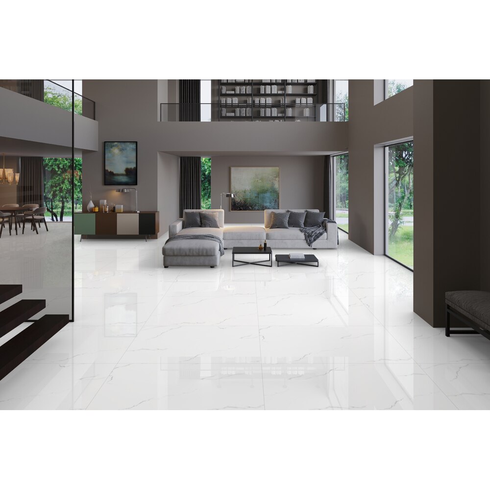 Gresie interior/exterior Mahavir Satvario, lucioasa, 60 x 120 cm, 1.44 mp/cutie, PEI 3
