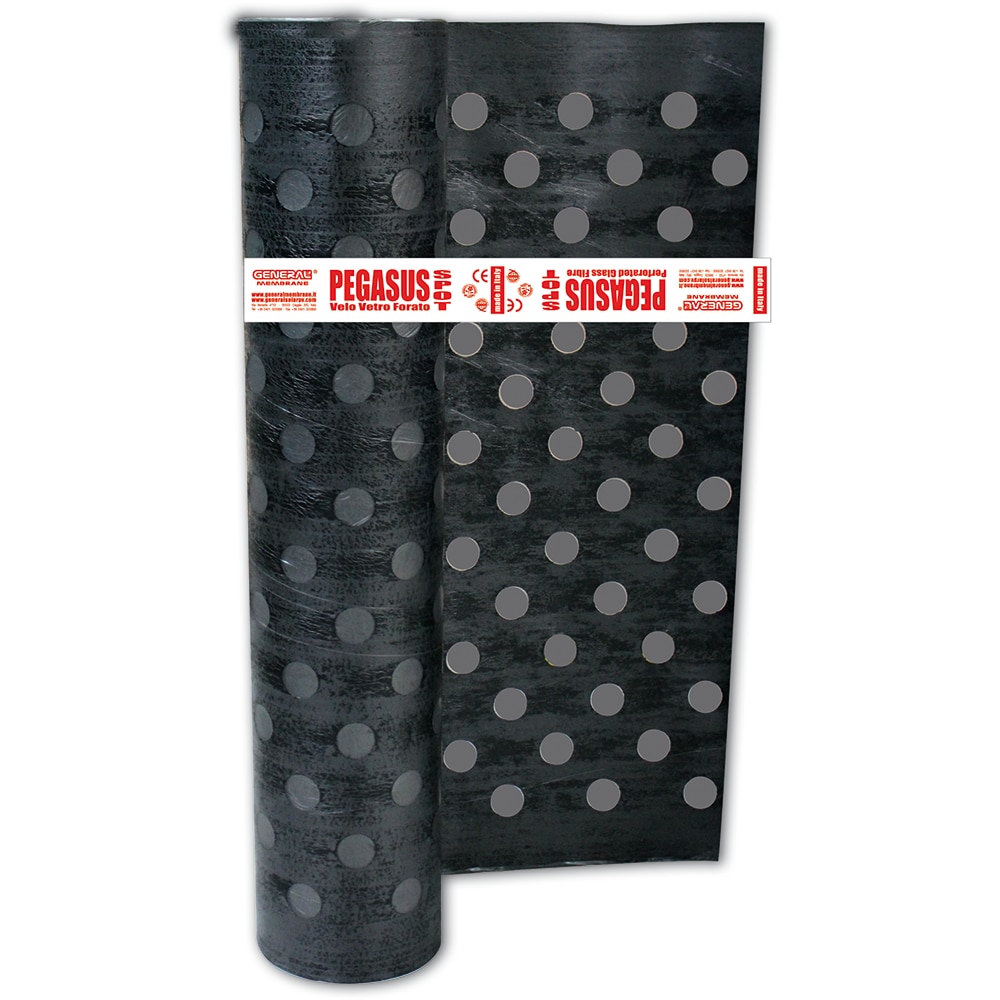 Membrana bituminoasa GENERAL MEMBRANE Pegasus Spot, fibra de sticla, 1 x 30 m, 1.25 kg/mp, 30 mp/rola