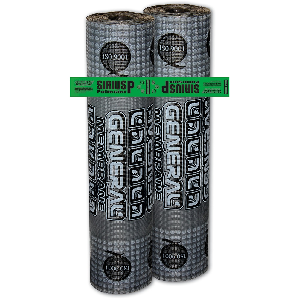 Membrana bituminoasa GENERAL MEMBRANE P4, poliester, 1 x 10 m, 4 kg/mp, 10 mp/rola