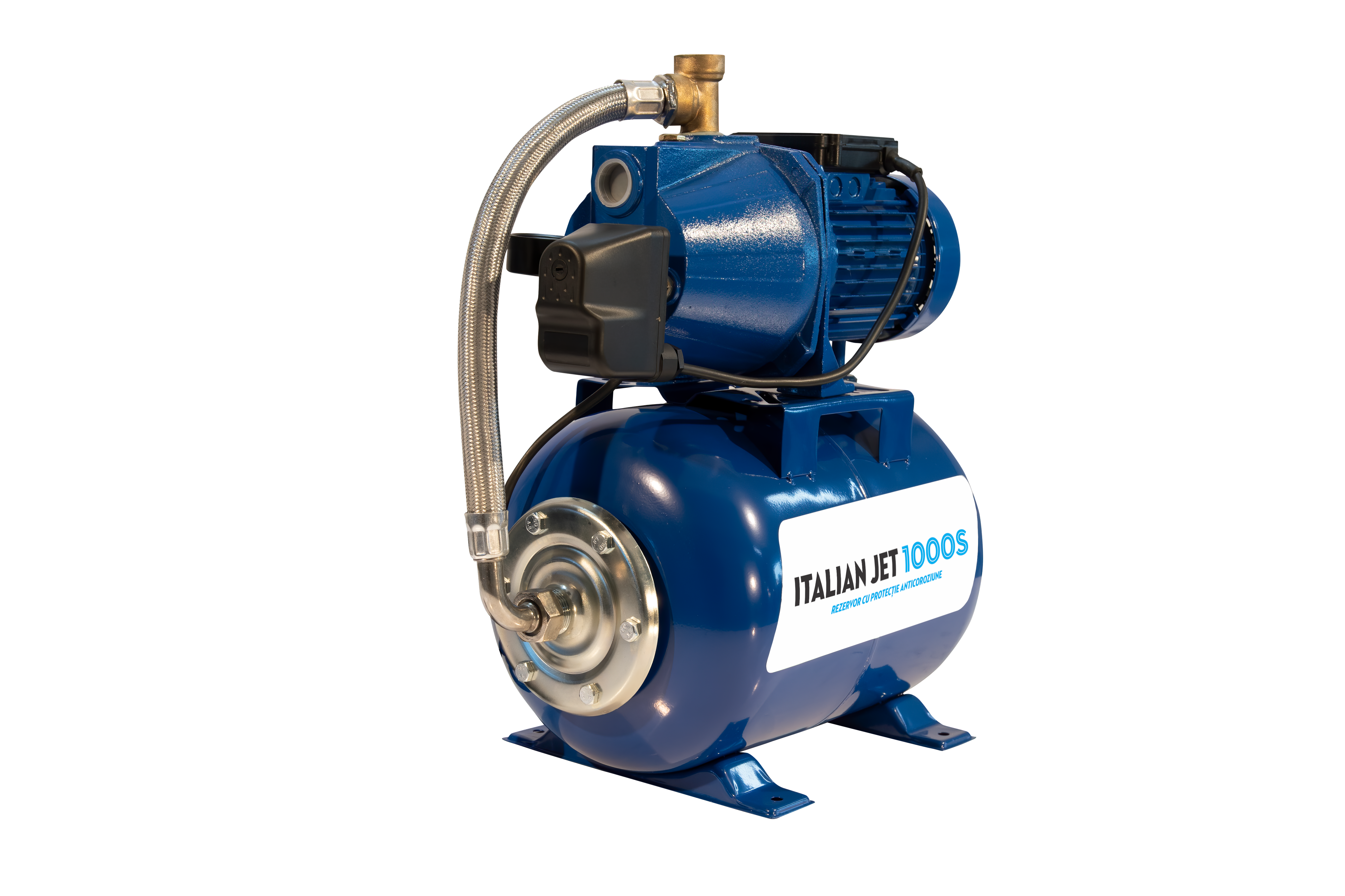Hidrofor Italian Jet 1000, 900 W, fonta, vas 24 L, presiune 3 bar, debit apa 3000 L/h