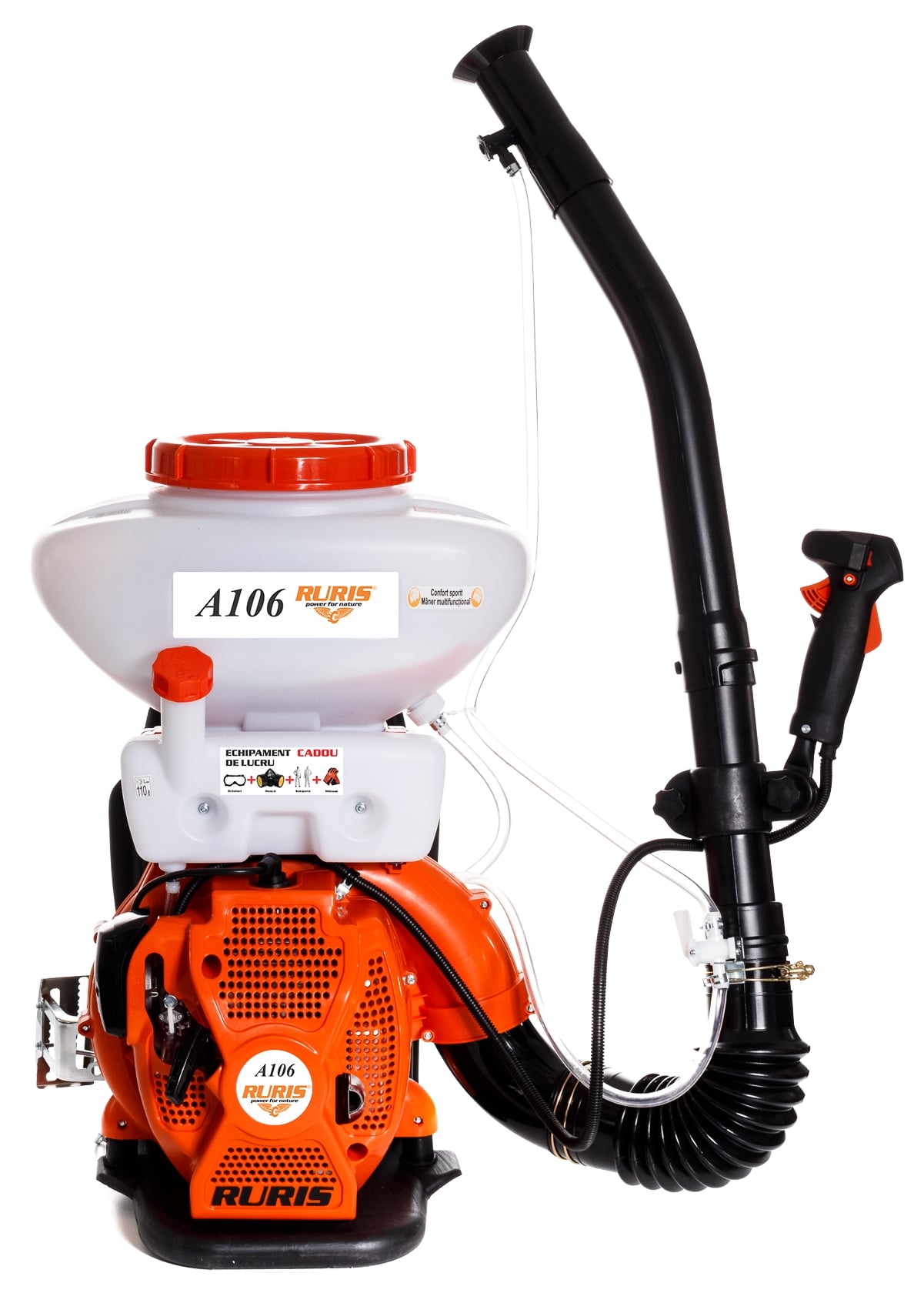 Atomizor A106 + Kit echipament lucru (masca,ochelari,salopeta, manusi protectie )  Ruris