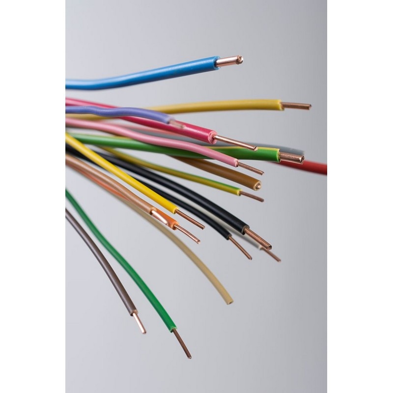 Cablu electric FY, 1 x 1,5  mmp, cupru rigid, rosu, rola 100 m