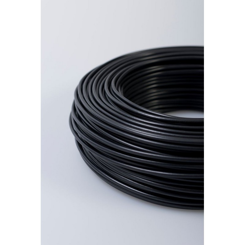 Cablu electric FY, 1 x 1,5 mmp, cupru rigid, negru, rola 100 m