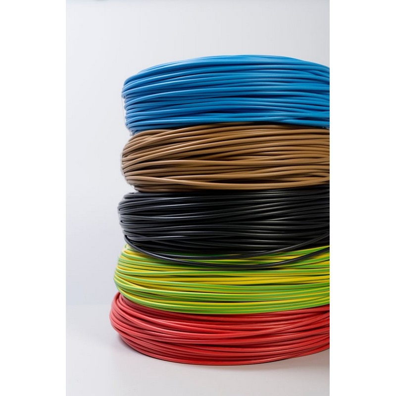 Cablu electric FY, 1 x 2,5  mmp, cupru rigid, albastru, rola 100 m