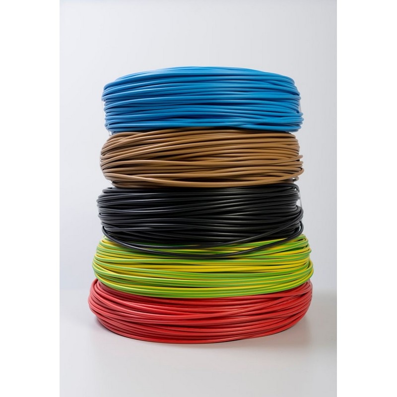 Cablu electric FY, 1 x 2,5  mmp, cupru rigid, albastru, rola 100 m