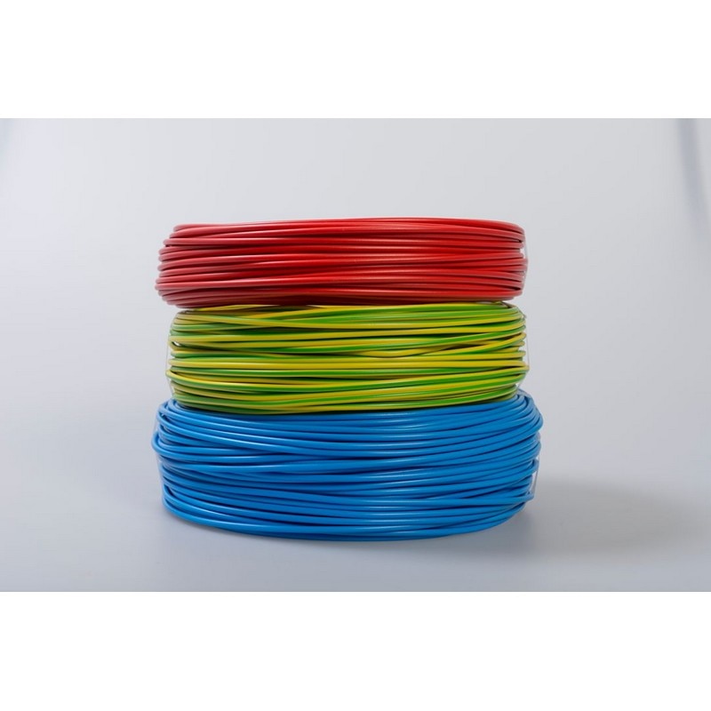 Cablu electric FY, 1 x 2,5  mmp, cupru rigid, albastru, rola 100 m