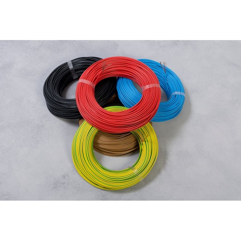 Cablu electric FY, 1 x 2,5  mmp, cupru rigid, rosu, rola 100 m