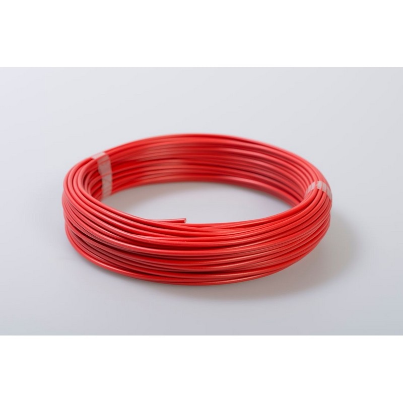 Cablu electric FY, 1 x 1,5  mmp, cupru rigid, rosu, rola 25 m