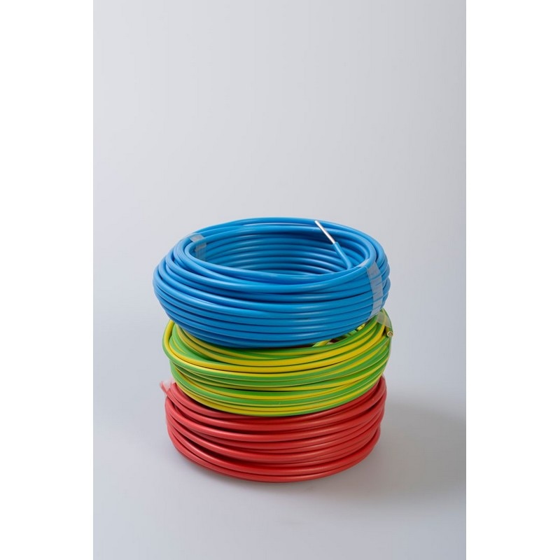 Cablu electric FY, 1 x 2,5  mmp, cupru rigid, albastru, rola 10 m