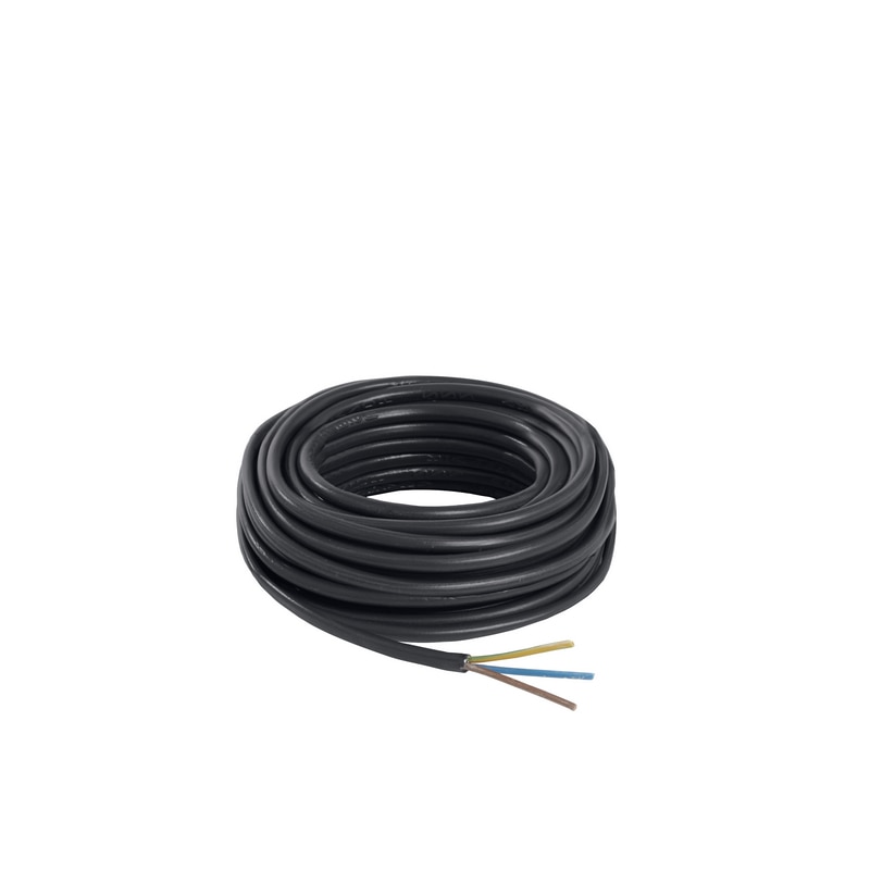 Cablu electric MYYP, 3 x 1,5 mmp, cupru flexibil, negru, rola 5 m