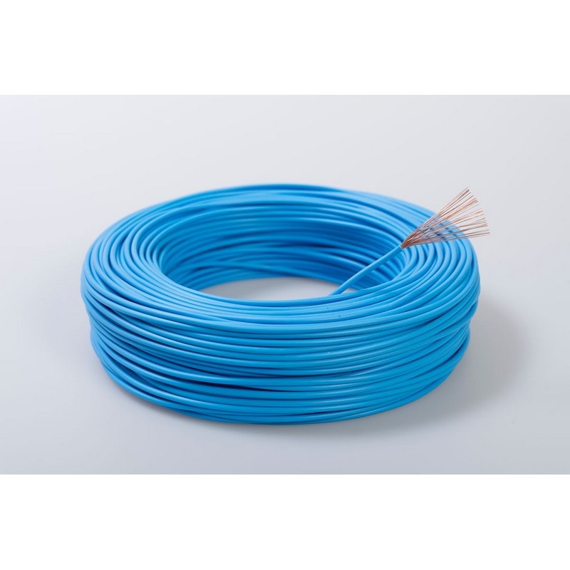 Cablu electric MYF, 1 x 1,5 mmp, cupru flexibil, albastru, rola 100 m