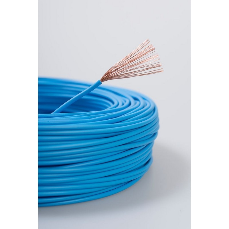 Cablu electric MYF, 1 x 1,5 mmp, cupru flexibil, albastru, rola 100 m