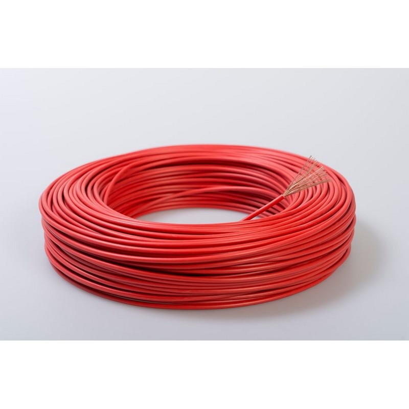 Cablu electric MYF, 1 x 1,5 mmp, cupru flexibil, rosu, rola 100 m