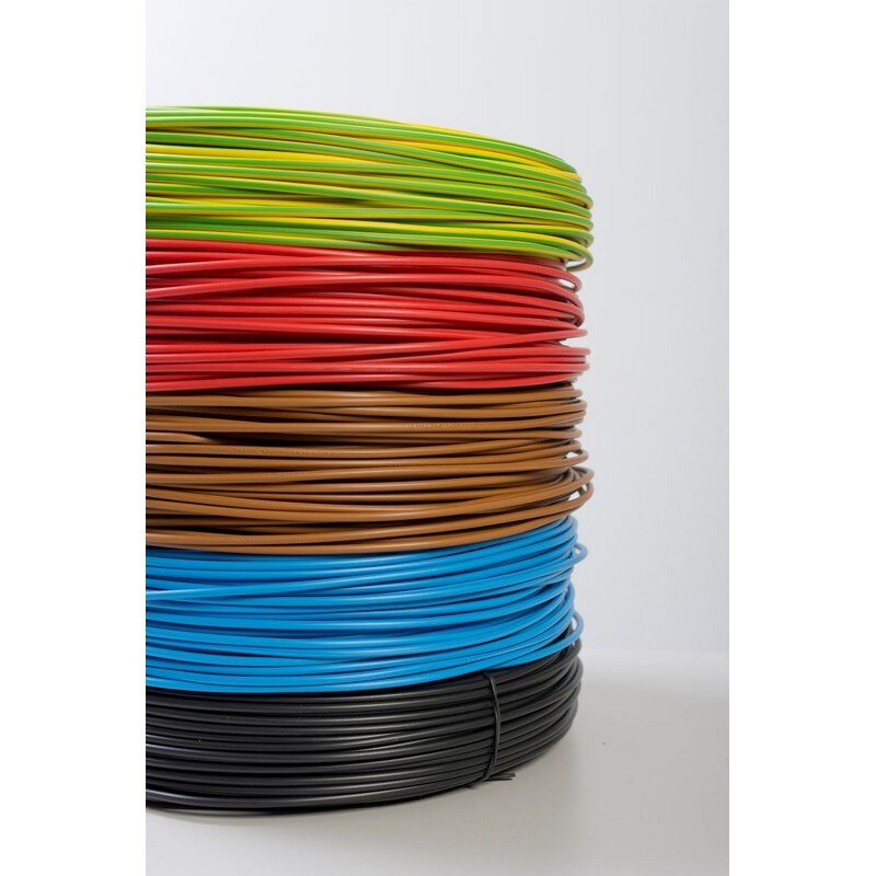 Cablu electric MYF, 1 x 2,5 mmp, cupru flexibil, verde galben, rola 100 m