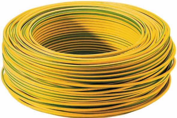 Cablu electric MYF, 2,5 mmp, cupru flexibil, verde galben, rola 5 m