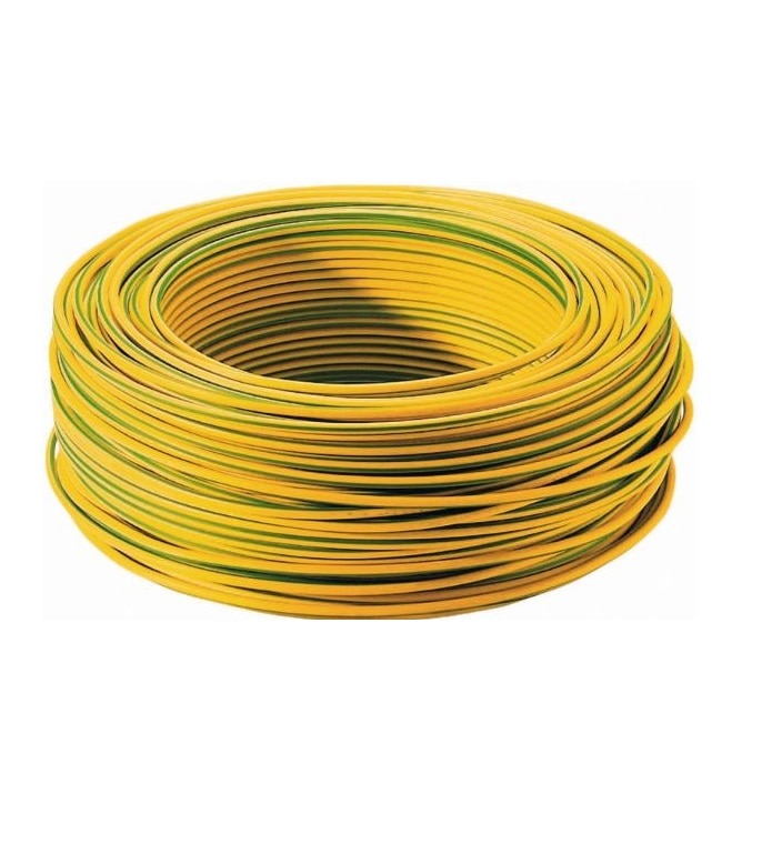 Cablu electric MYF, 2,5 mmp, cupru flexibil, verde galben, rola 25 m