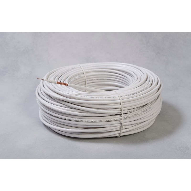 Cablu TV coaxial cupru TTC, 100 m