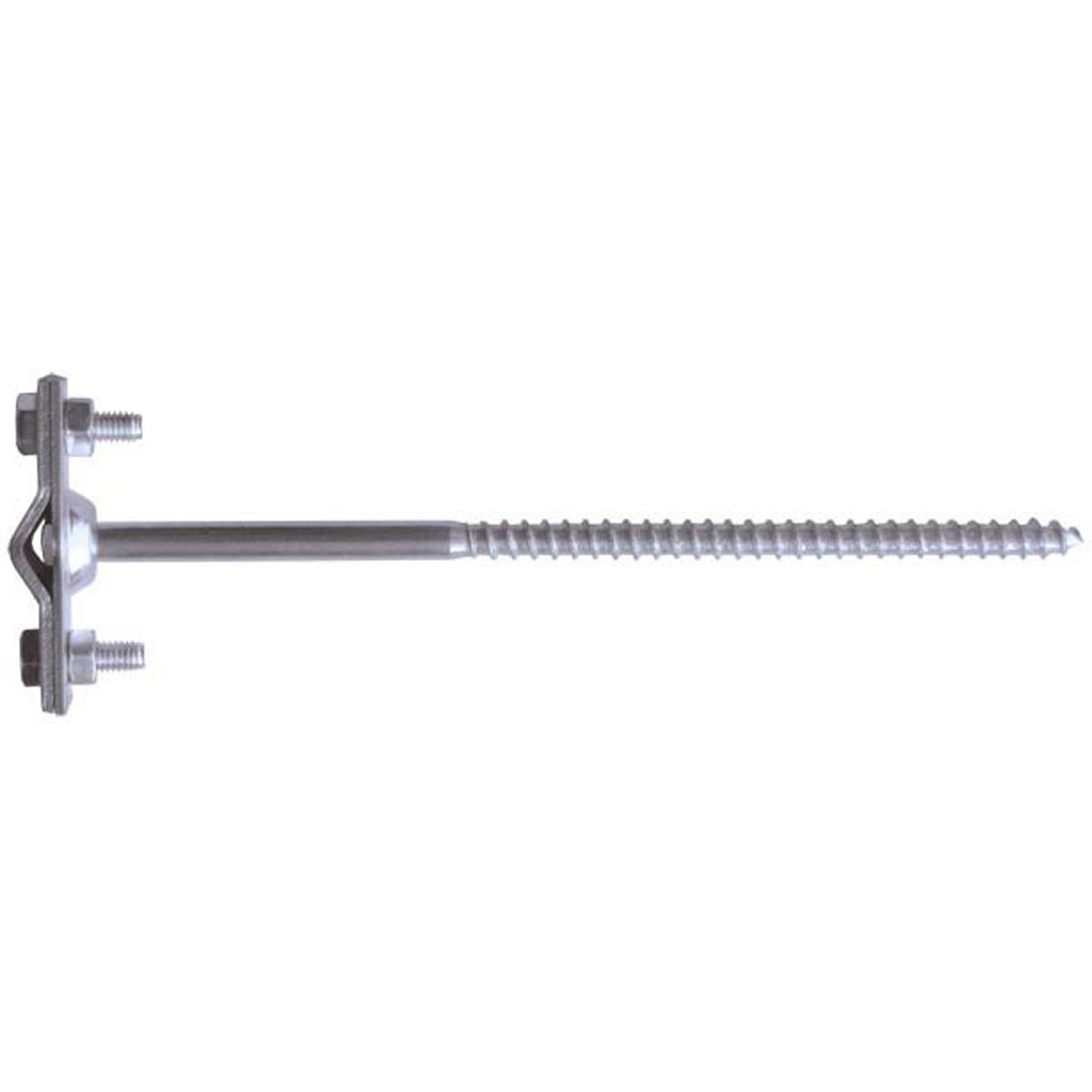 Suport fixare fir otel zincat, 14 cm