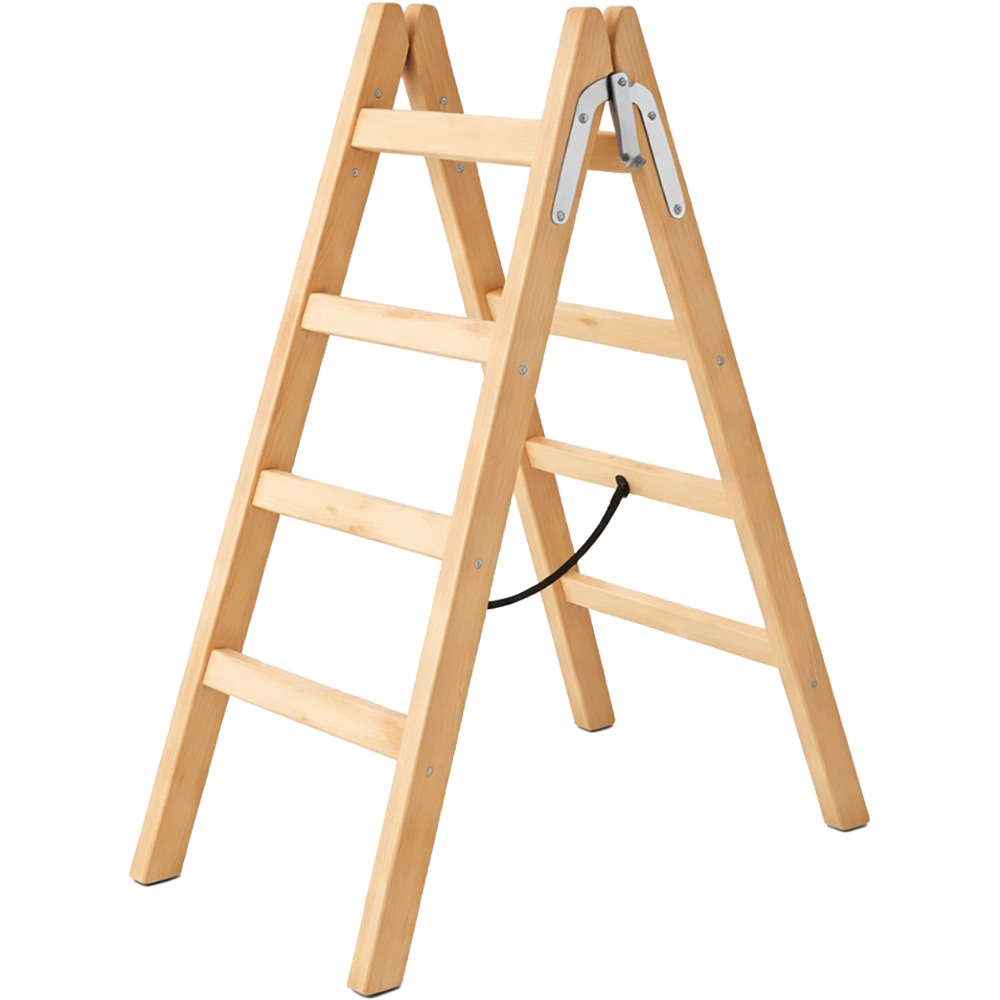 Scara pliabila PROFIL, 4 trepte, 1,5m, lemn