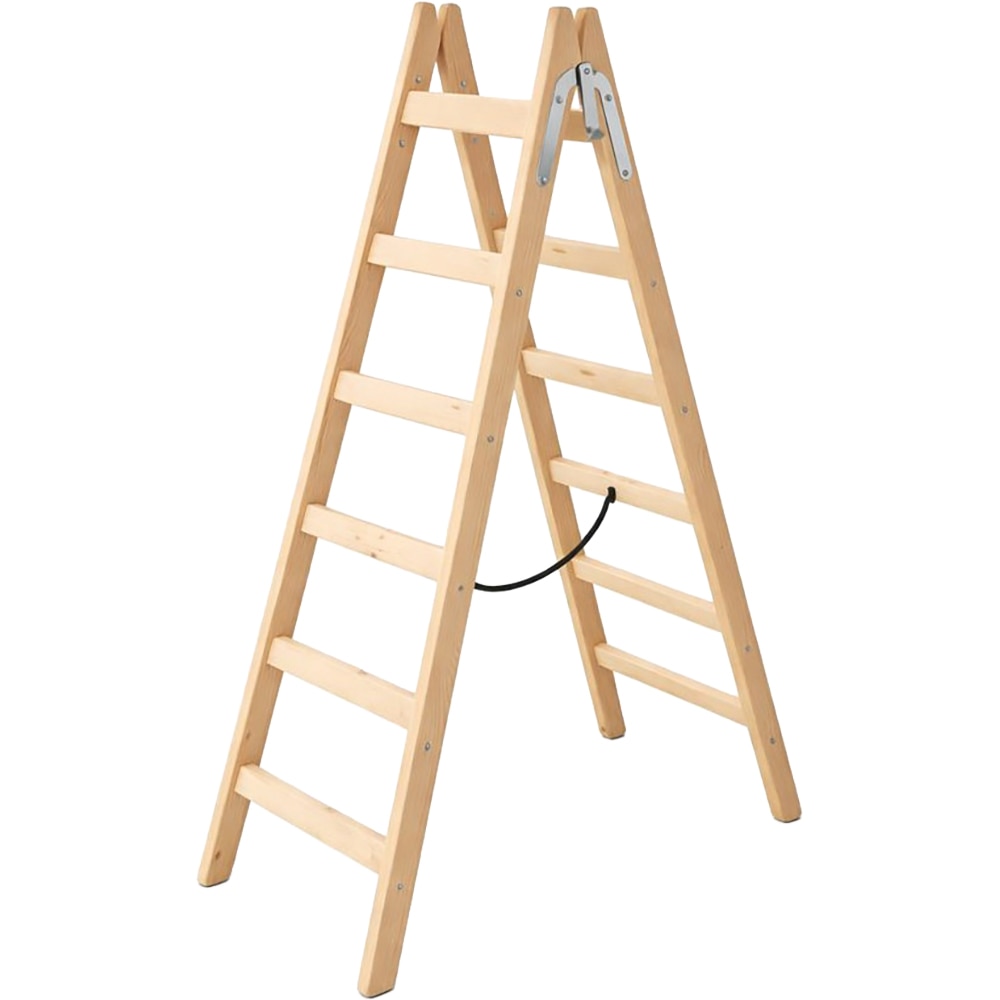 Scara pliabila PROFIL, 6 trepte, 2.19m, lemn