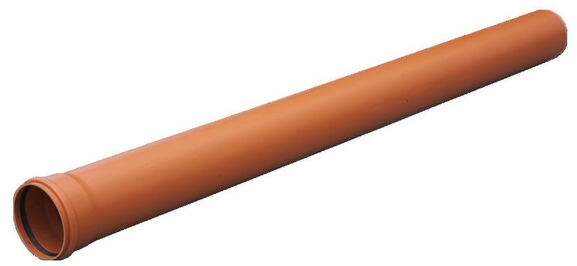 Teava canalizare PVC, 125 x 2,5 mm, 1 m  Valplast