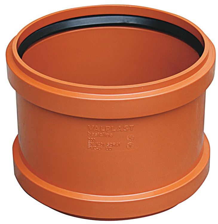 Mufa canalizare PVC, diametru 200 mm  Valplast