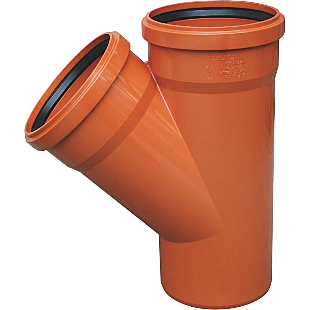 Ramificatie canalizare PVC, 87 g, 110 x  110 mm  Valplast