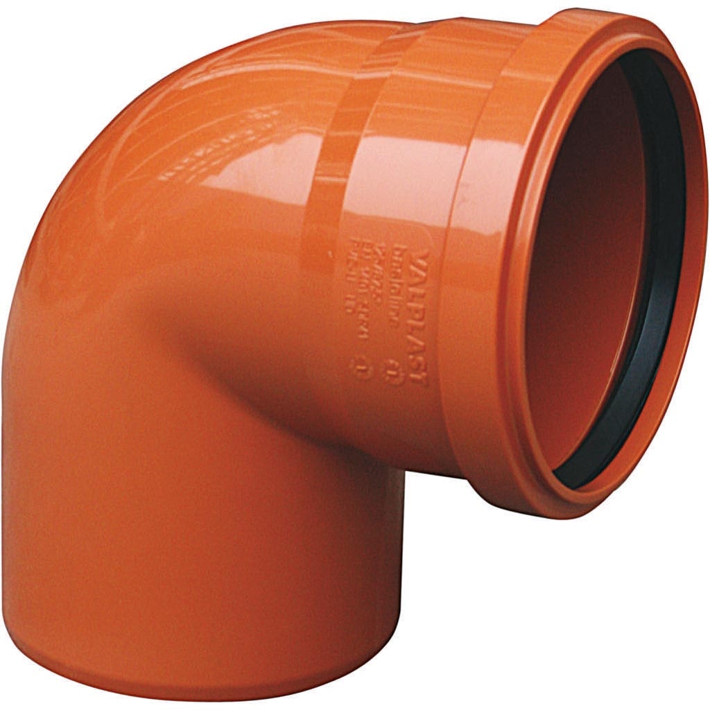 Cot canalizare PVC, unghi 45, 110 mm Valplast