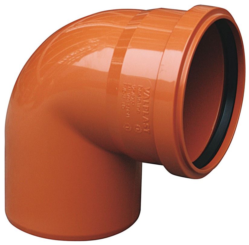 Cot canalizare PVC, unghi 87, 110 mm  Valplast