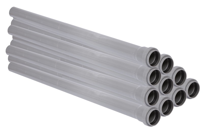 Teava PVC mufa si garnitura, 50 mm, 0.25 m  Valplast