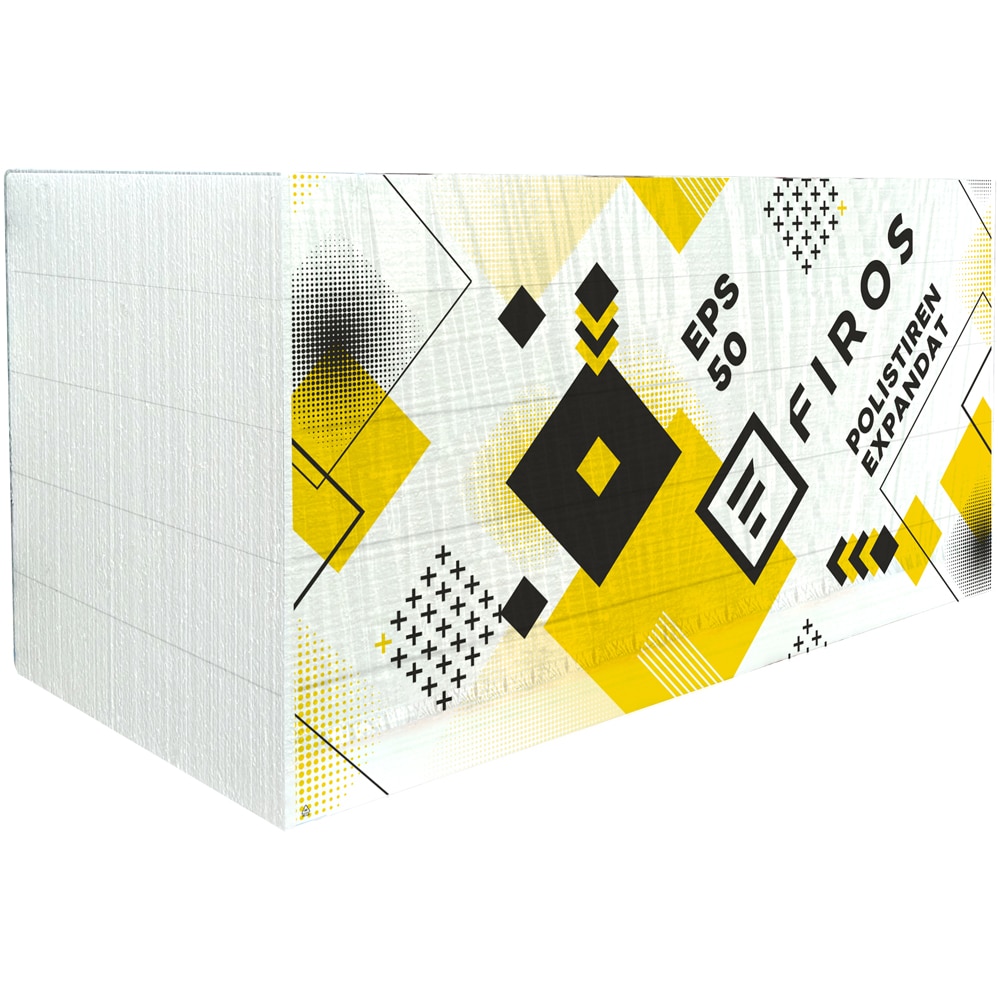 Polistiren expandat, EPS 50 kpa, 10 cm, 2.5 mp, 0.25 mc  Firos