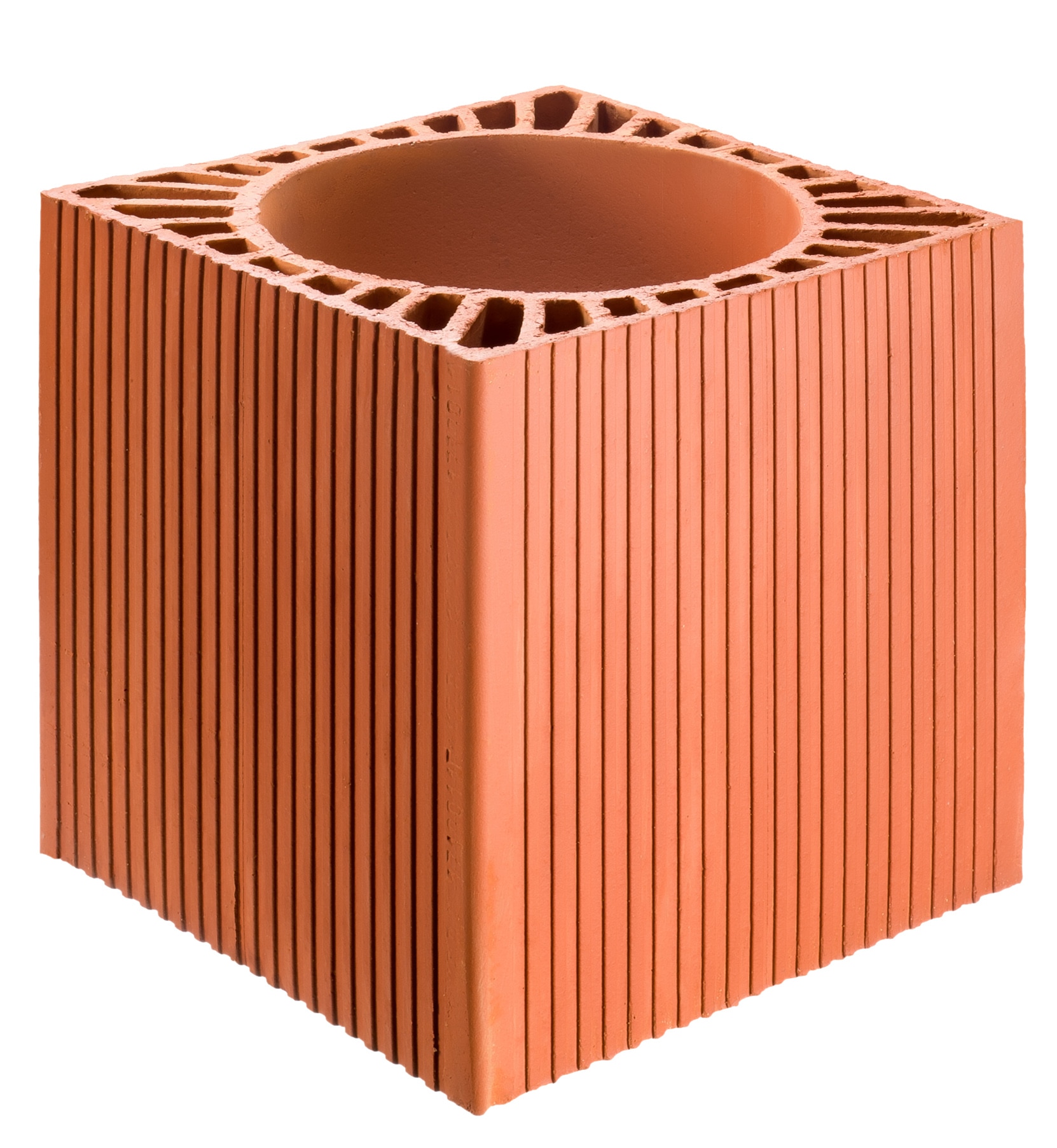 Caramida cos fum, fara gaura laterala, diametru 25 cm