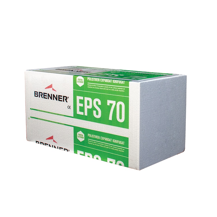 Polistiren expandat EPS 70 kpa, 2 cm, 12 mp, 0.24 mc  Brenner