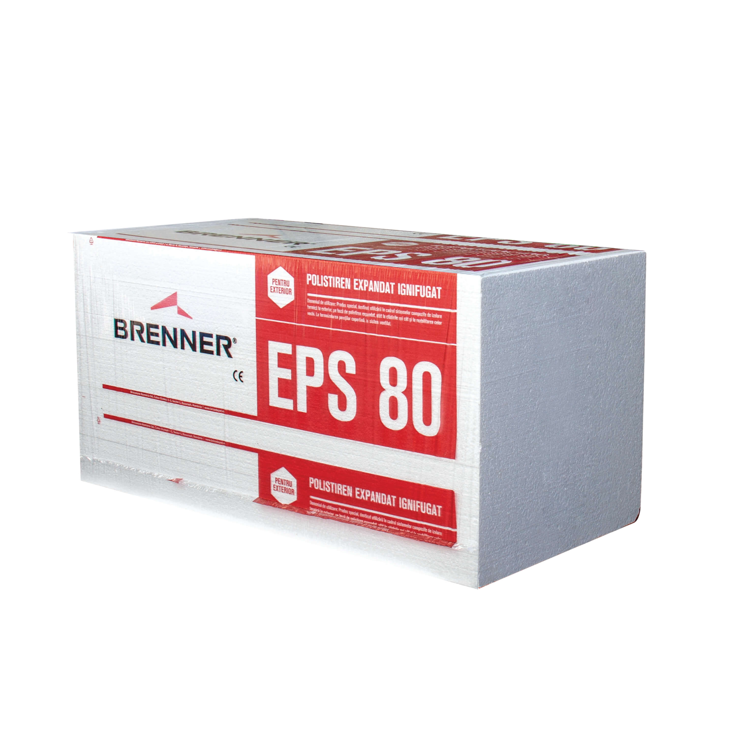 Polistiren expandat EPS 80 kpa, 3 cm, 8 mp, 0.24 mc  Brenner