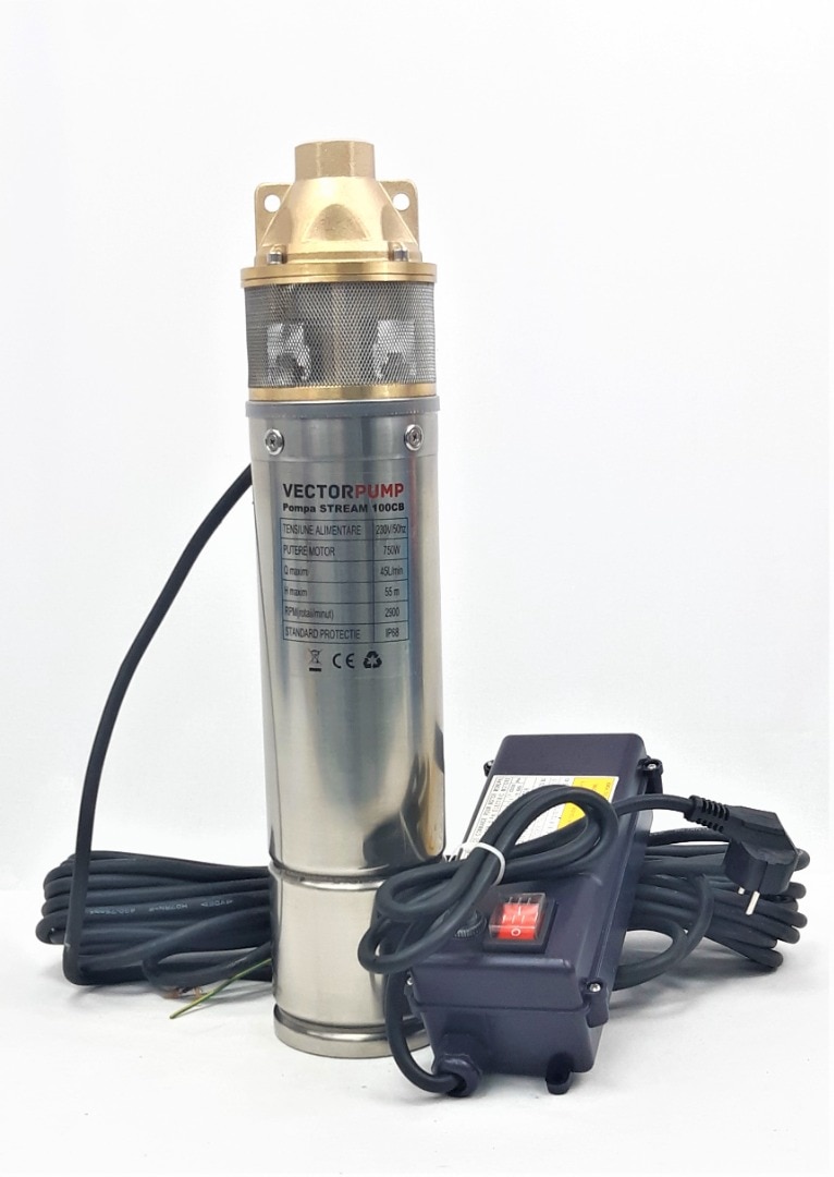 Pompa submersibila, 750 W, 45 l/min, 5,5 bar • Vector Pump