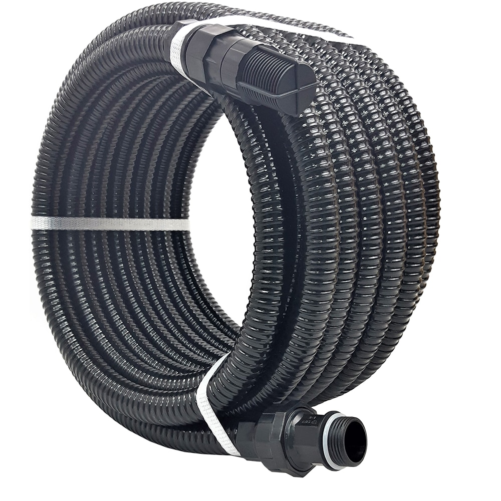 Kit aspiratie hidrofor, 10m, PVC, negru