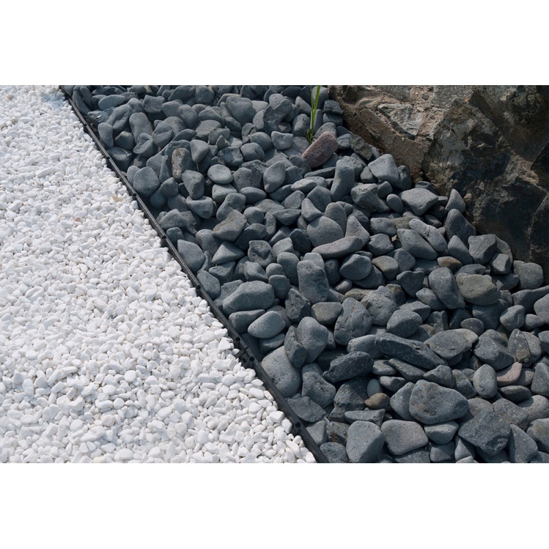 Piatra decorativa ardezie neagra, diametru 3-6 cm, vanzare la sac 20 kg