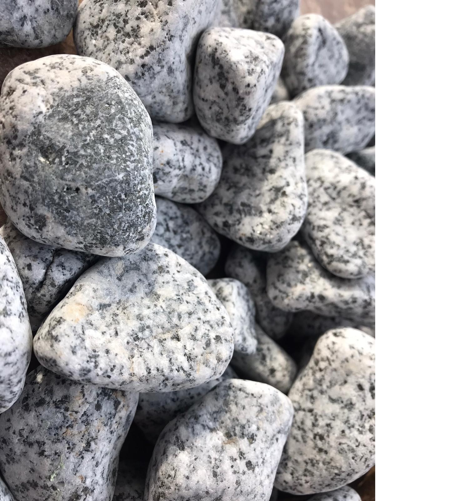 Piatra decorativa granit gri, diametru 2-4 cm, vanzare la sac 20 kg