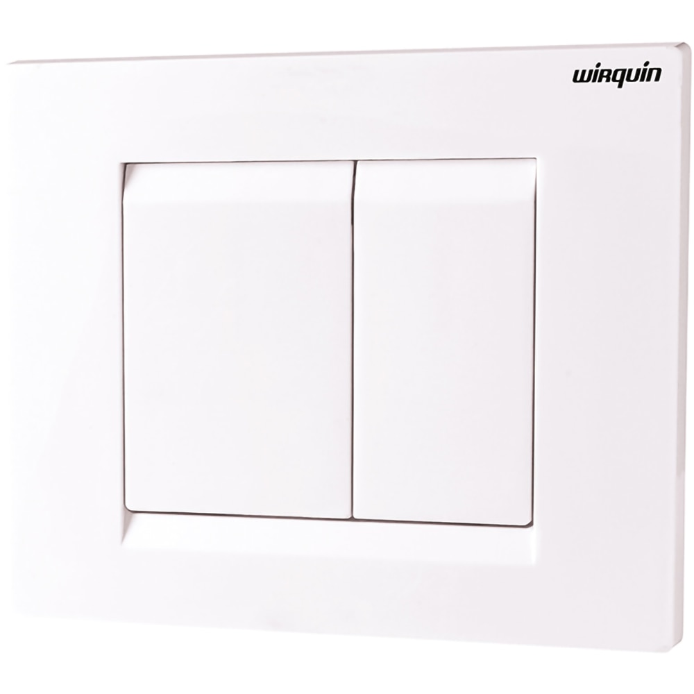 Set vas WC si rezervor incastrat WIRQUIN, montaj suspendat, evacuare orizontala, ceramica, 6l, alb