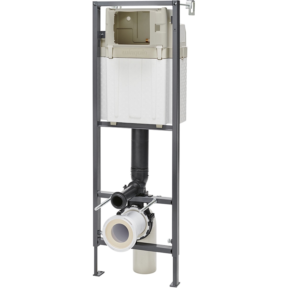 Set rezervor WC incastrat WIRQUIN Casual Line + clapeta actionare, 3-6L, gri